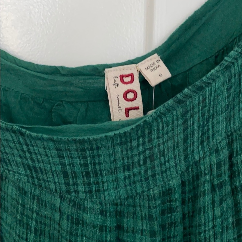 NWT Anthropologie Anaylist Green Maxi Dress M - Picture 7 of 9